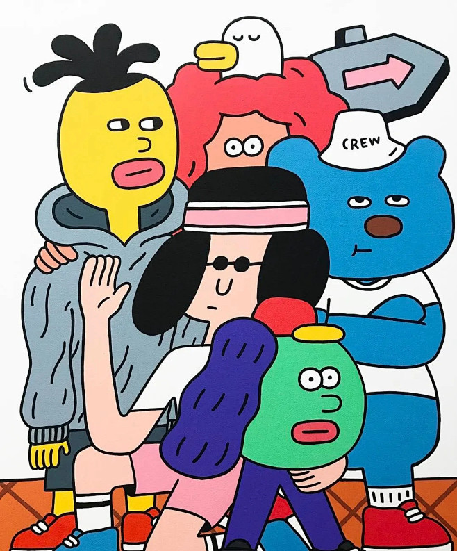 今日画作kimhyeonju我要的只是公园里的一把长椅x0a有一只猫在上面晒