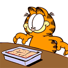 最萌最可爱又喜欢搞怪的加菲猫表情包~~