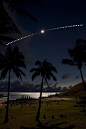 Easter island solar eclipse