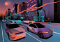 Hyundai magazine Technology Electric Car lights modern city Cars automotive   Vehicle