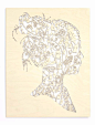 Ali Harrison栩栩如生的剪纸作品——
Ali Harrison是一位喜欢用修补刀进行剪纸创作的艺术家。她通过剪纸再现了人体的内部器官，作品细节精致、栩栩如生。在创作中，她先描绘出内脏的轮廓，然后徒手剪出各种图案。 ​​​​