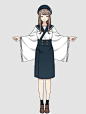 日本画师将水手服和传统服饰做了结合，好羡慕日本的女学生们啊|校服|裙子|制服_网易订阅