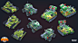 Some tanks that I textured