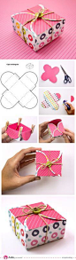 Anita y su mundo: caja de regalo - origami box