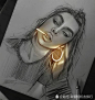 不一样的铅笔画
