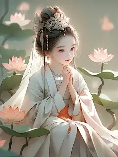 古风抽象绘画～可爱