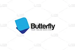 butterfly logo and icon