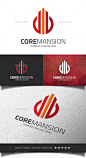 核心大厦标志——建筑标志模板Core Mansion Logo - Buildings Logo Templates精品酒店、建造、建筑、城市建设、核心,企业,家庭,房子,奢侈品,豪华的房子,大厦,现代,抵押贷款,橙色,专业,房地产,房地产、物业,红屋顶,简单 boutique hotel, build, building, city, construction, core, corporate, home, house, luxury, Luxury House, mansion, modern, mo