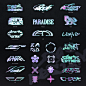 3D art chrome design logo logos type typography  