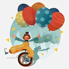 愚人节骑独轮车小丑图片大小3500x3500px 图片尺寸9.7 MB 来自PNG搜索网 pngss.com 免费免扣png素材下载！4.1#表演#独轮车#搞笑#搞笑艺人#欢乐#卡通手绘#骑车#气球#手绘PNG#小丑#游戏#愚人节#