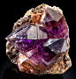 mineralists:

Amethyst crystals on matrixGoboboseb Mts, Namibia
