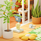 3D 3d modeling aesthetic blender blender3d cute Digital Art  interior design  Isometric Render