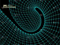 技术,未来,三维图形,生物学,卷着的,螺线,几何形状,几何学,联系