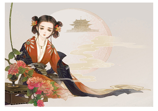 古风人物底图