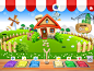 儿童车2-冰淇淋卡车游戏iPad游戏界面设计_游戏iPad界面_黄蜂网(9DF34)