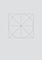 Grid Movie Posters : The 'less is more' poster challenge. The basic concept was to create a very modernist, minimalist poster series for movie enthusiasts. The idea is based on a very simple grid: a circle and two diagonals inscribed in a square. It surpr