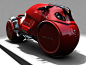 icare Motorcycle Concept Red #采集大赛# #概念车# #跑车#