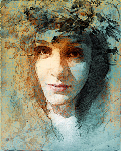 美妆造型师～瑞瑞采集到插画人物形象
