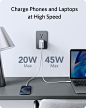 Anker 726 Charger (Nano II 65W) - White