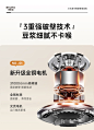 BRUNO豆浆机家用全自动可视化免煮破壁机迷你免过滤低音官方正品-tmall.com天猫
