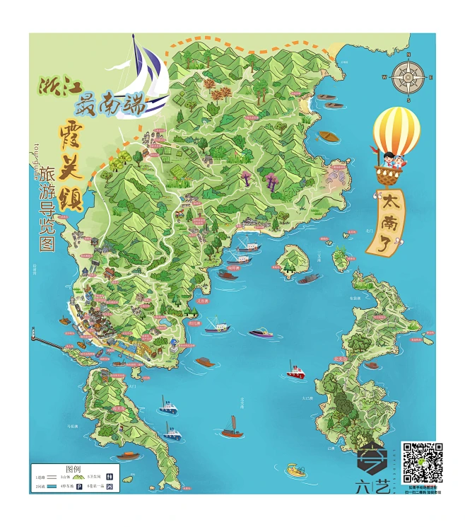 手绘地图大合集！景区公园全域旅游博物馆导览图卡通插_手绘地图六藝設計--花瓣网