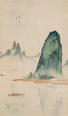 素韵流芳的青绿山水画，神韵高古！
