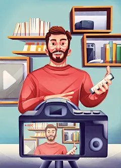 【灵感精选】来自设计师Florent Hauchard的一组未来世界的插画作品，设计师通过几个角度诠释了插画的背景，绘画风格独特，搭配饱和度亮度较高的配色，整个画面风格显得非常的活跃。设计秀 ​​​​