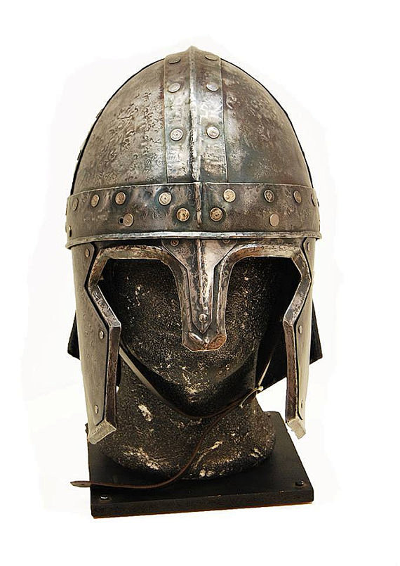 西班牙代购mild㊣罕见手作哥特朋克北欧士兵头盔cosplay聚会配件淘宝