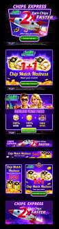 chips casino slot game promo marketing   gambinoslots pop-up in-app banner