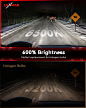 Laxmas 9005/HB3 9006/HB4 LED Bulbs Combo, 36000 Lumens 140w 600% Super Bright 6500K Cool White, Plug and Play LED Bulbs Conversion Kit , High Low Beam Replacement Pack of 4, Headlight Bulbs - Amazon Canada