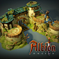 Albion Online : Highlands 3d buildings and props, Airborn Studios : Since early 2016 we had been working with the friendly souls over at Sandbox Interactive, contributing concepts as well as 3D assets for the world of Albion Online. Much of our time was s
