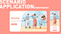 Flat character illustration
