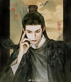 阿君阿君呀采集到G-古风插画