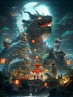 定制人设/私人图库采集到【AI】玄幻龙