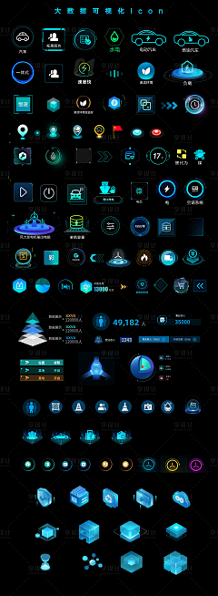 没有昵称的艾莉丝采集到【UI】数据可视化