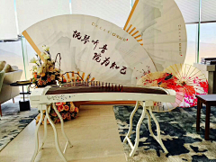 吕冬华_Olivia采集到中国风美陈布展