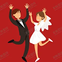 手绘结婚男女 【酷图网】手绘结婚男女,结婚人物,婚礼人物,插画结婚男女,结婚男女