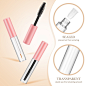 6 Pcs Mascara Tubes with Wand Empty Mascara Containers Reusable Refillable Eyeliner Bottles Cosmetic Supplies