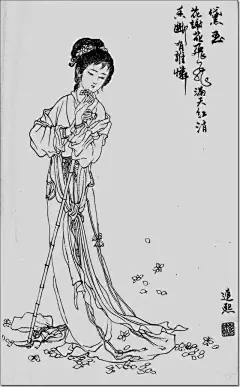 彭连熙 仕女线描百图分享_人物画 : 彭连熙 仕女线描百图分享 彭连熙的古典人物画，近些年来已在中国人物画坛上连连出露头面，尤其在年画苑中一度简直成了一股旋风，令人刮目，可喜，可贺。 …