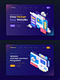 高级网页Banner / 3D网页首图设计