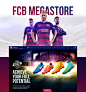 FC Barcelona Megastore : Experience website for Nike & FC Barcelona Megastore