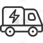 贴纸-矢量icon-极速物流