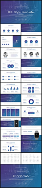 【邦果】IOS风格商务汇报企业简介PPT模板