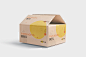 %name 品牌定制包装箱物流快递包装箱外观设计样机 5 Packaging Box Mockups