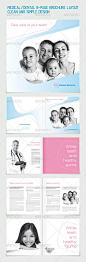 Dental/Medicine 8-pages Brochure Layout - GraphicRiver Item for Sale