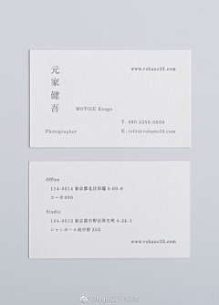 北岛～采集到视觉_名片设计