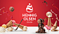 Hennig-Olsen Ice cream : Rebranding of one of Norway's leading ice cream brands Hennig-Olsen. A total makeover of everything from the logo, typography, and website, to ice cream packaging, advertising, and in-store experience.