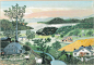 grandma moses(摩西奶奶)画作欣赏 ——  生命的意义是掌握在自己手中的，如果你的心不被外界的诱惑所动摇，那么，任凭时光流转、岁月变迁，你也依然会安然地保持自我，还原初心。