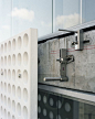 three dimensional concrete facades by rieder