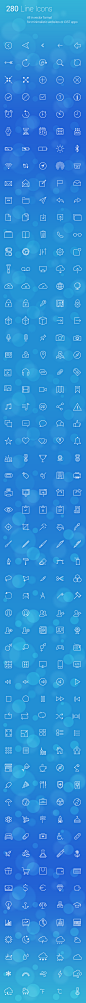 280 Line Icons